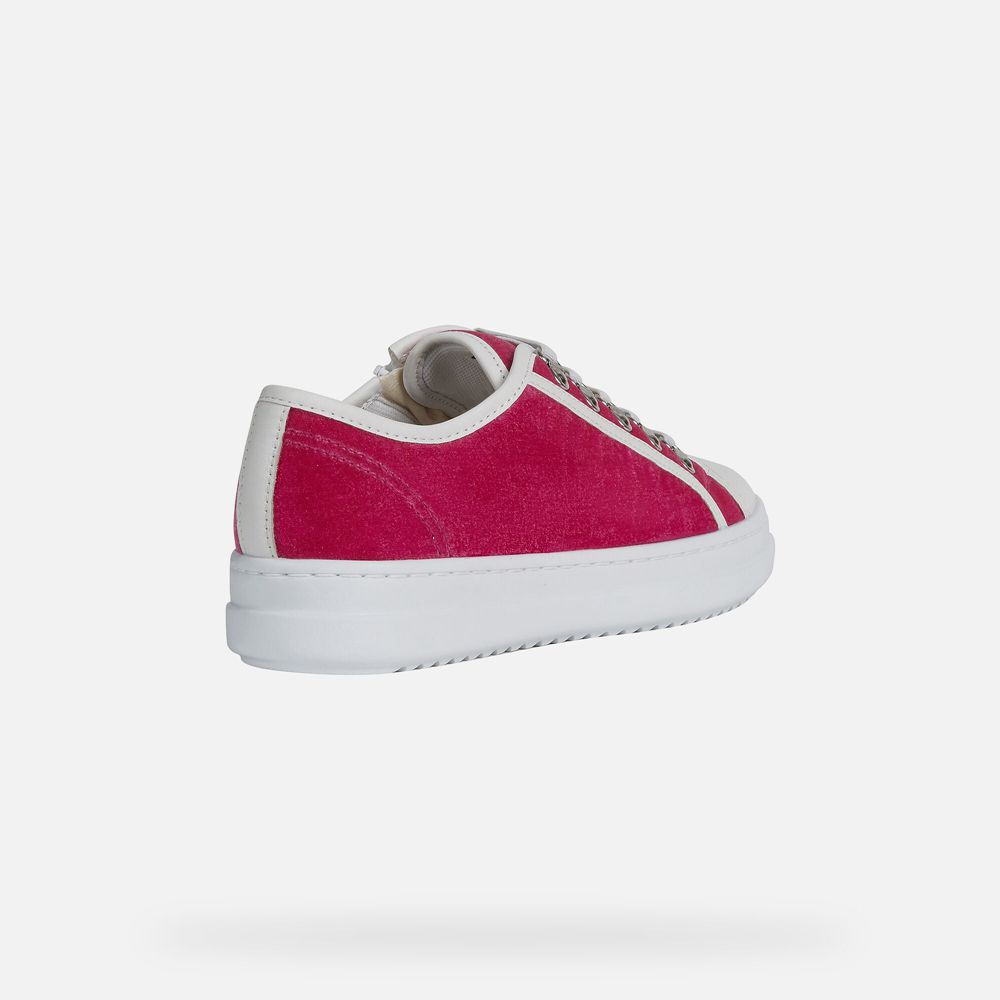 Geox Sneakers Red/White Pontoise - Geox Womens Shoes - ECQDFB764